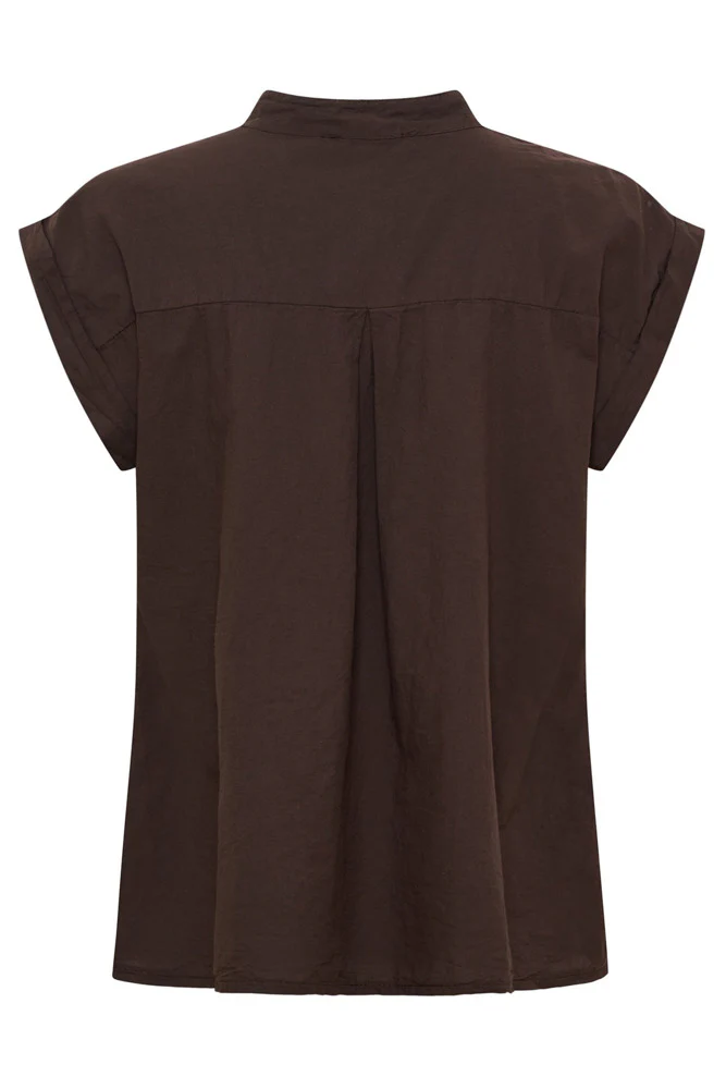 MdcRebekka - Bluse med broderi og kinakrave - Image 2