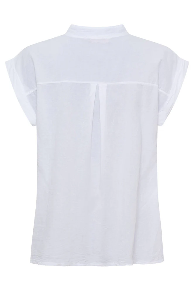 MdcRebekka - Bluse med broderi og kinakrave - Image 5