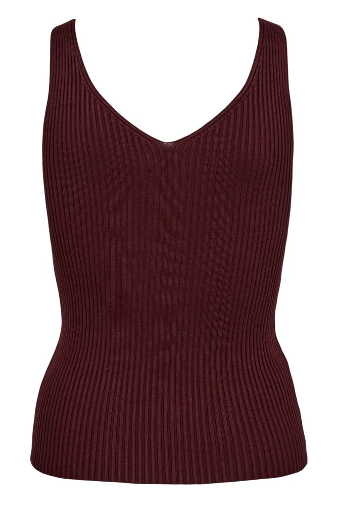 NUCERYS - Cropped top med ribstruktur - Image 2