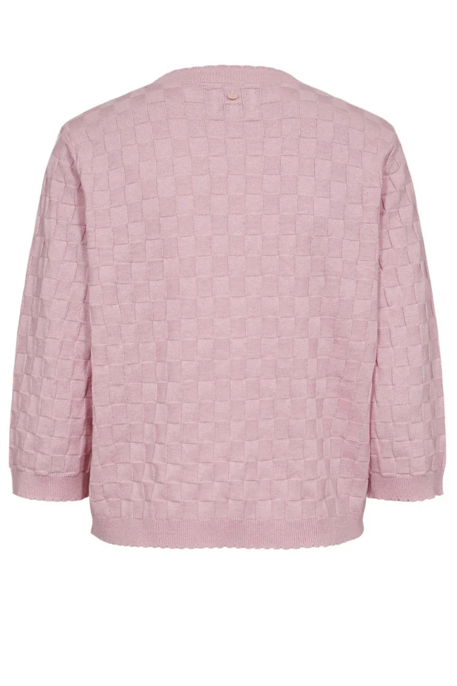 NUTIKA - Let strikbluse med strukturdetaljer - Image 2