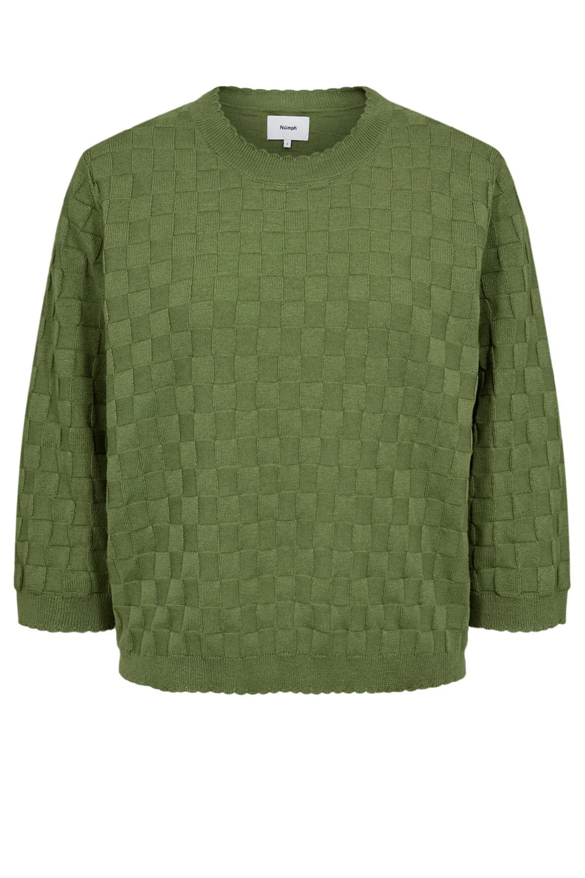 NUTIKA - Let strikbluse med strukturdetaljer - Image 3
