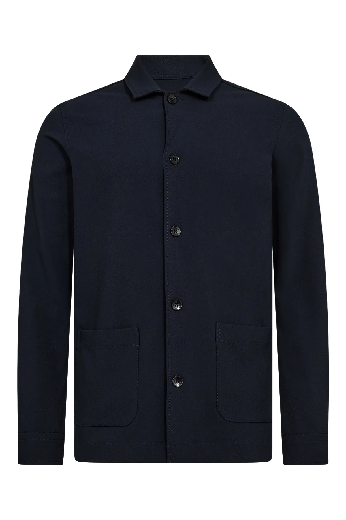 Villy - Strækbar overshirt med frontlommer - Image 6