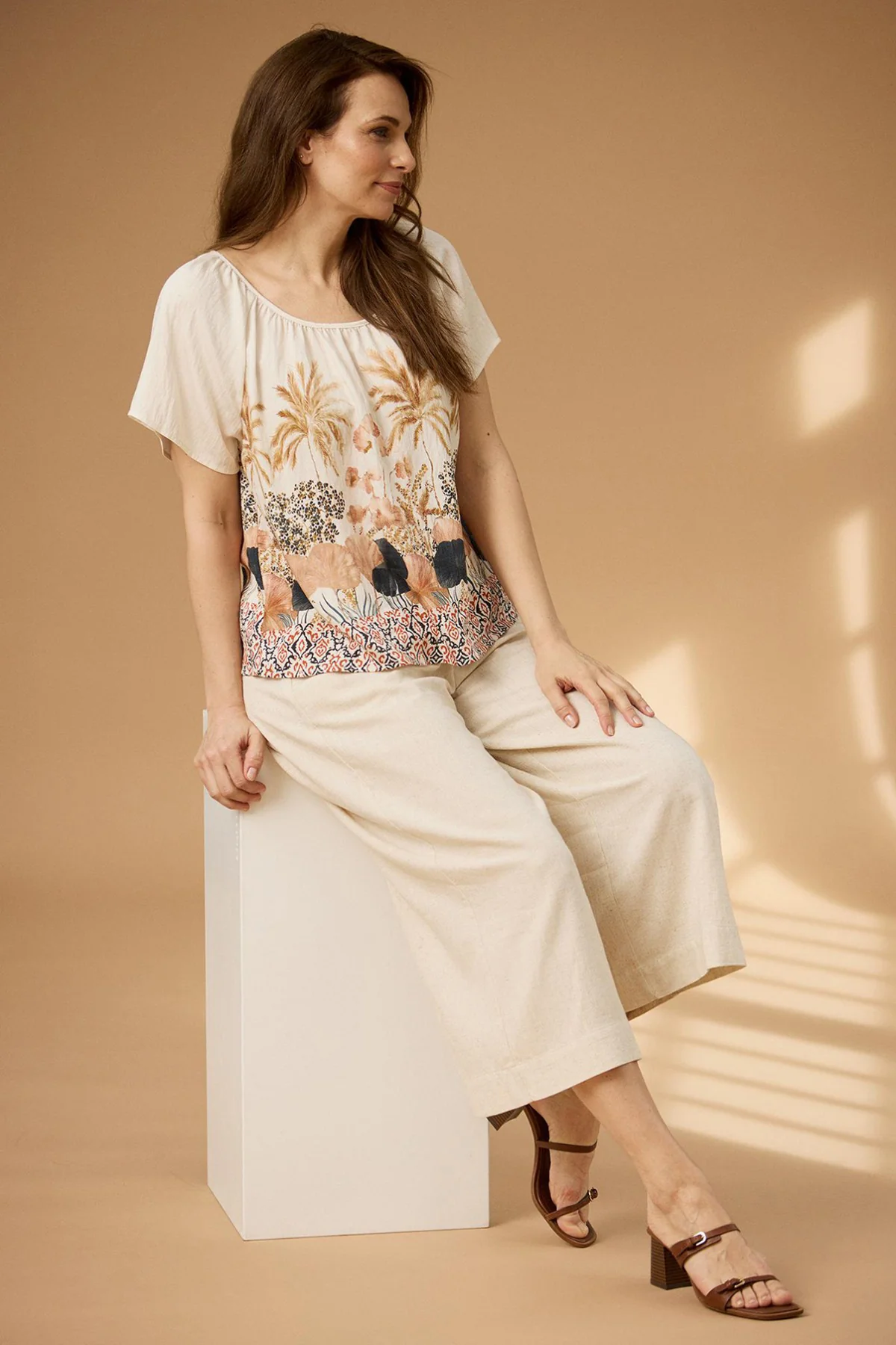 Pam - Bluse med rynket kravedetalje - Image 5