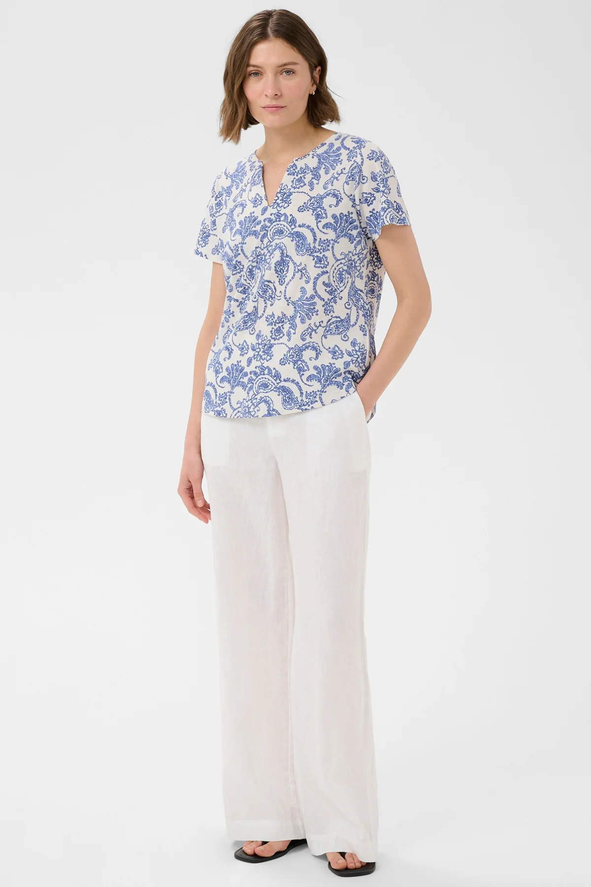 GesinasPW - Kortærmet bluse med blomster - Image 27