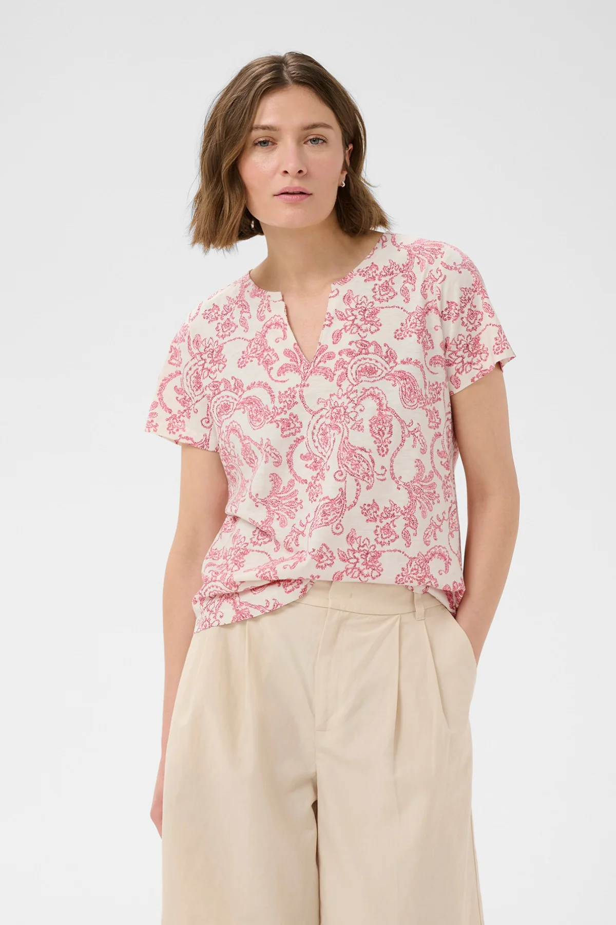 GesinasPW - Kortærmet bluse med blomster - Image 7