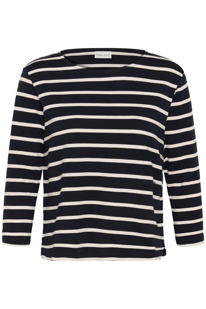 NelaPW TS - Stribet t-shirt med trekvartærmer - Image 19