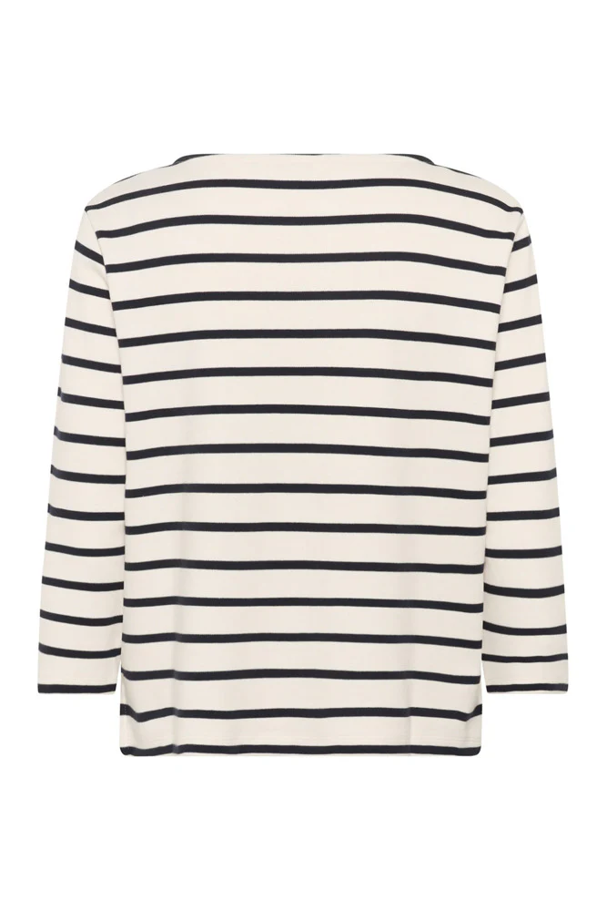 NelaPW TS - Stribet t-shirt med trekvartærmer - Image 7