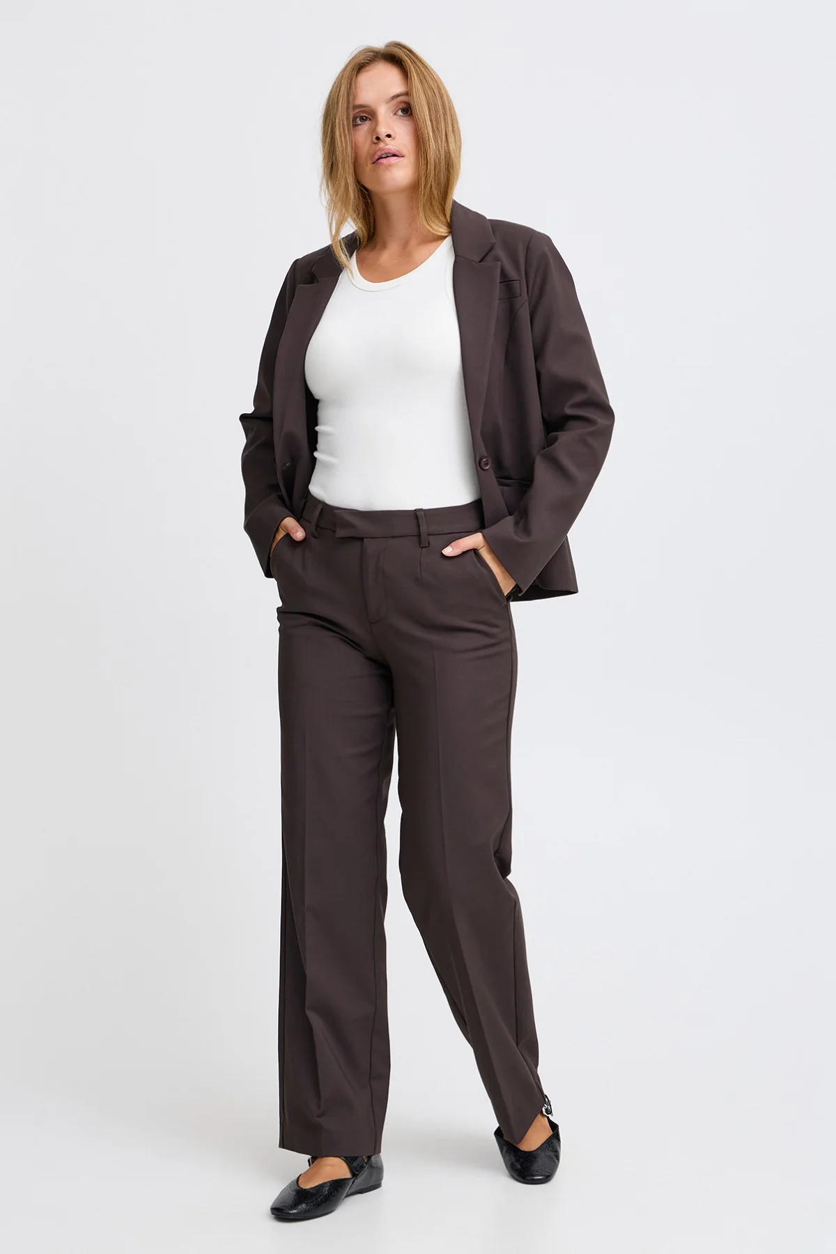 PULZ PZBINDY HW PANT WIDE LEG - Image 7