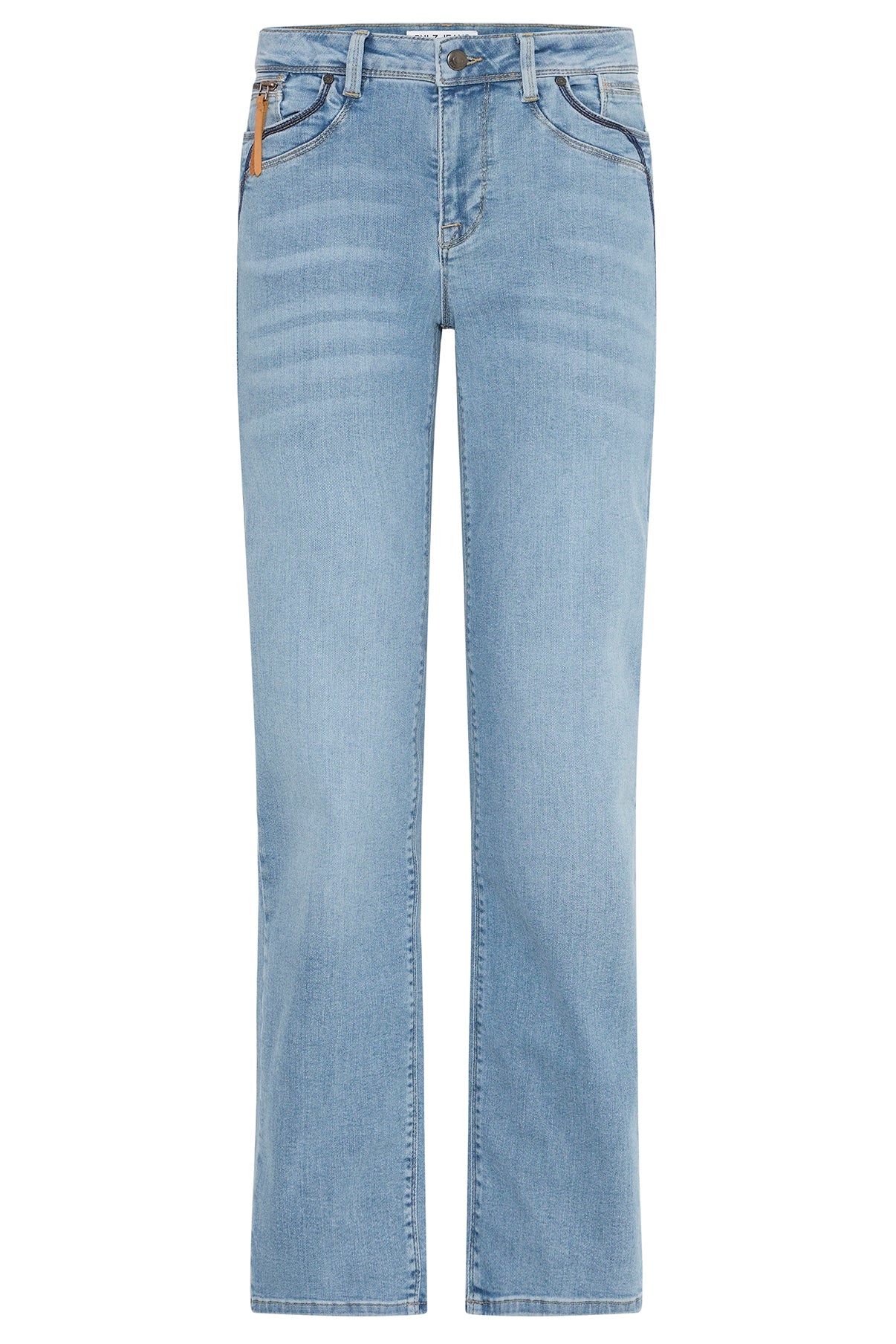 PZKAROLINA - Højtaljede jeans med stræk og lige ben - Image 12