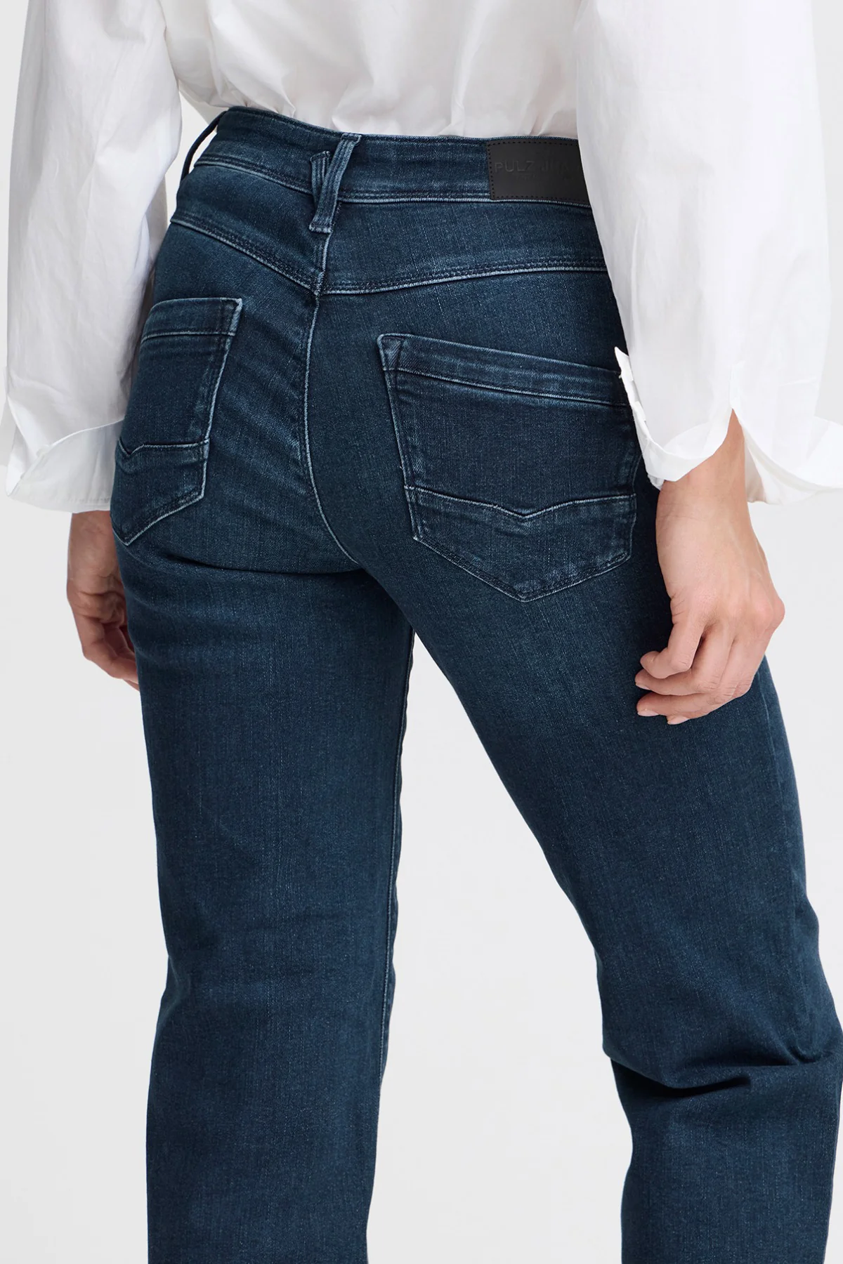 PZKAROLINA - Højtaljede jeans med stræk og lige ben - Image 4