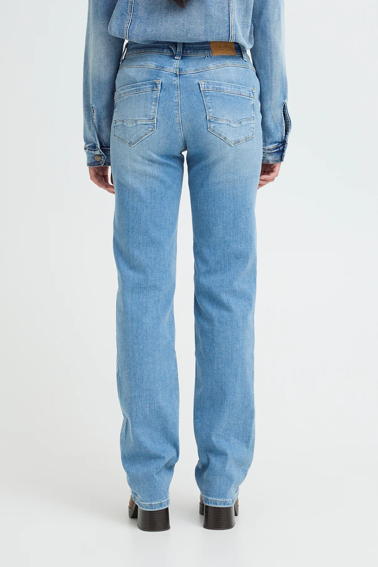 PZKAROLINA - Højtaljede jeans med stræk og lige ben - Image 9