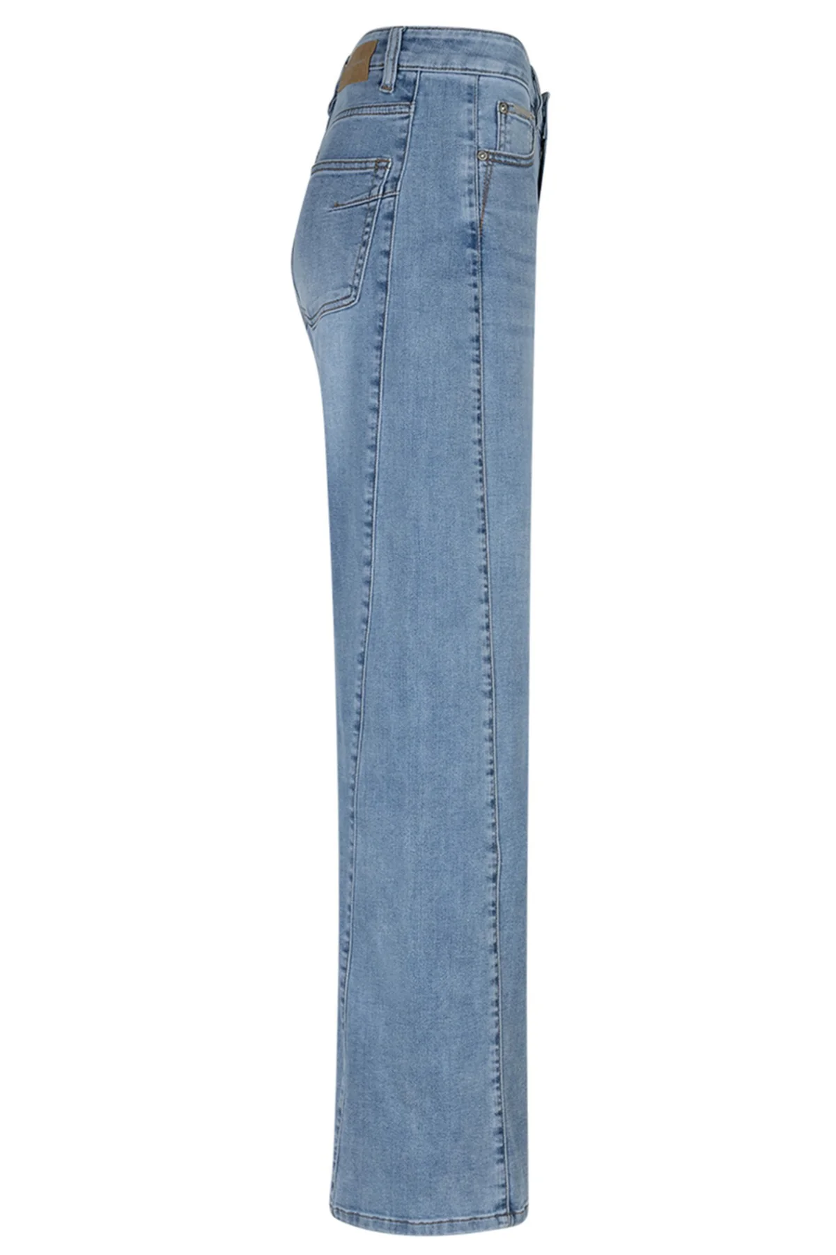 Claudette Slanted Seam -  Strækbare jeans med brede ben - Image 3