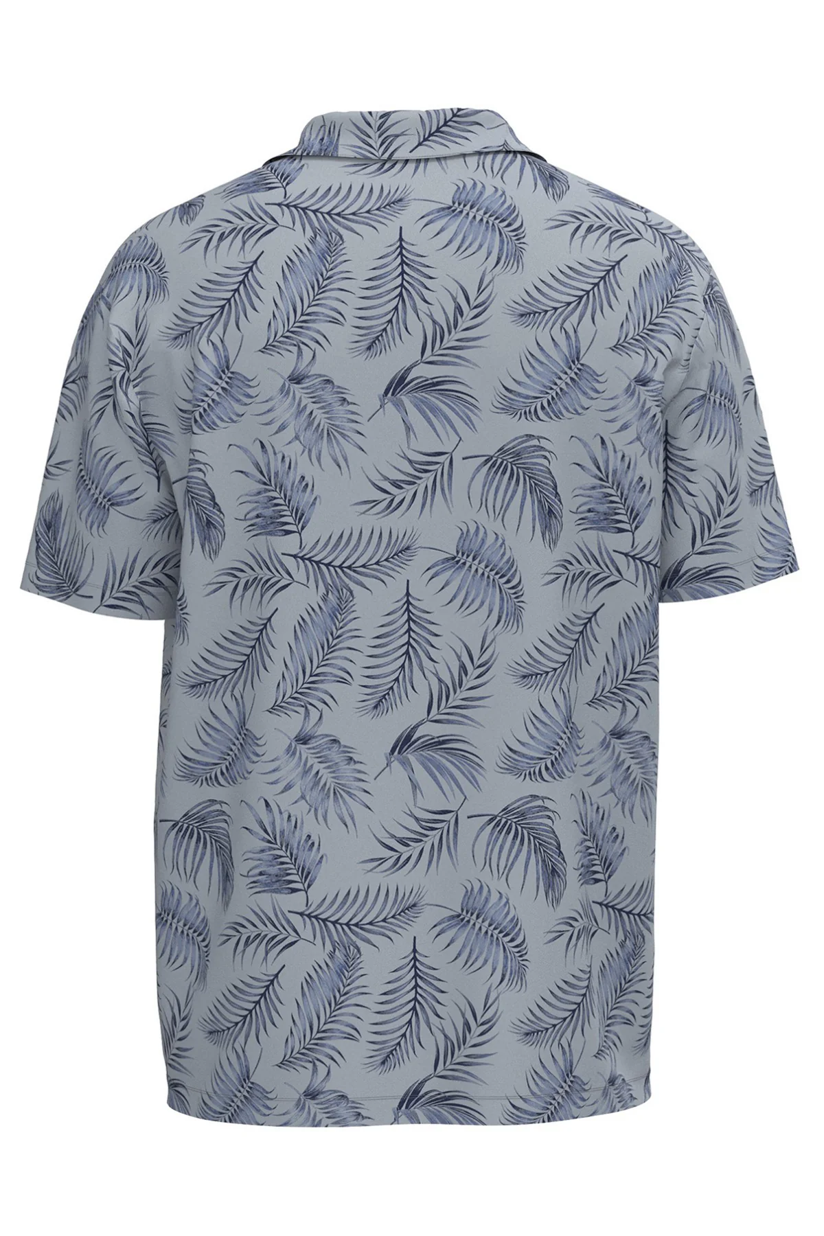Resortshirt - Kortærmet skjorte med palmeprint - Image 2