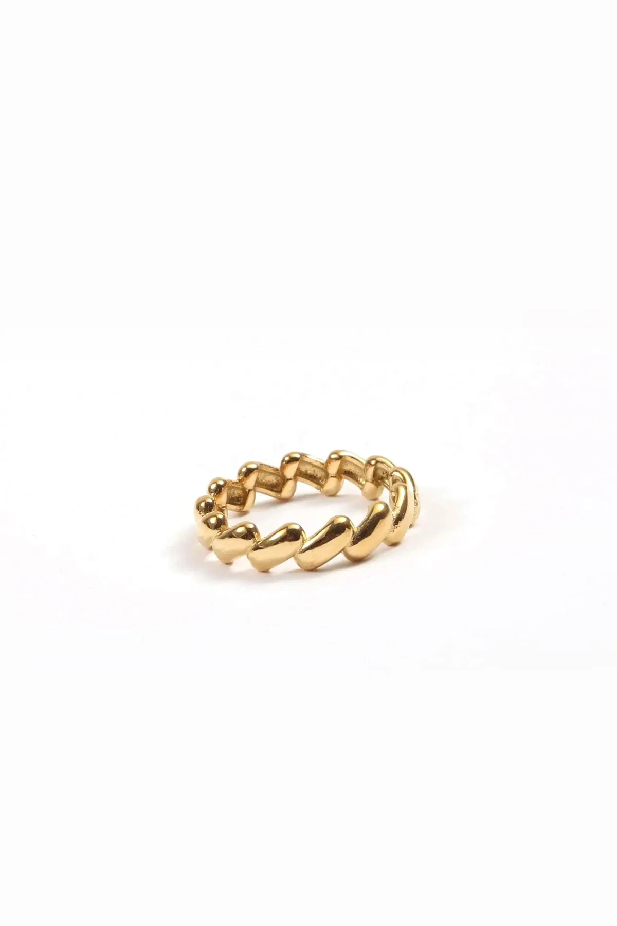 Rica – Snoet ring – 18K forgyldt