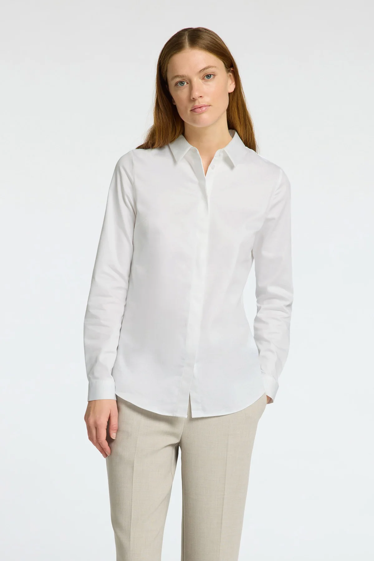 SELECTED FEMME SLFROMIE LS FITTED SHIRT NOOS