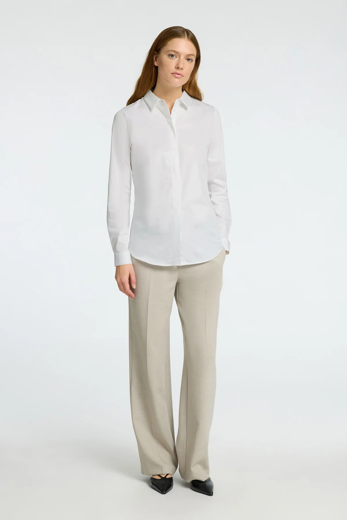 SELECTED FEMME SLFROMIE LS FITTED SHIRT NOOS - Image 2