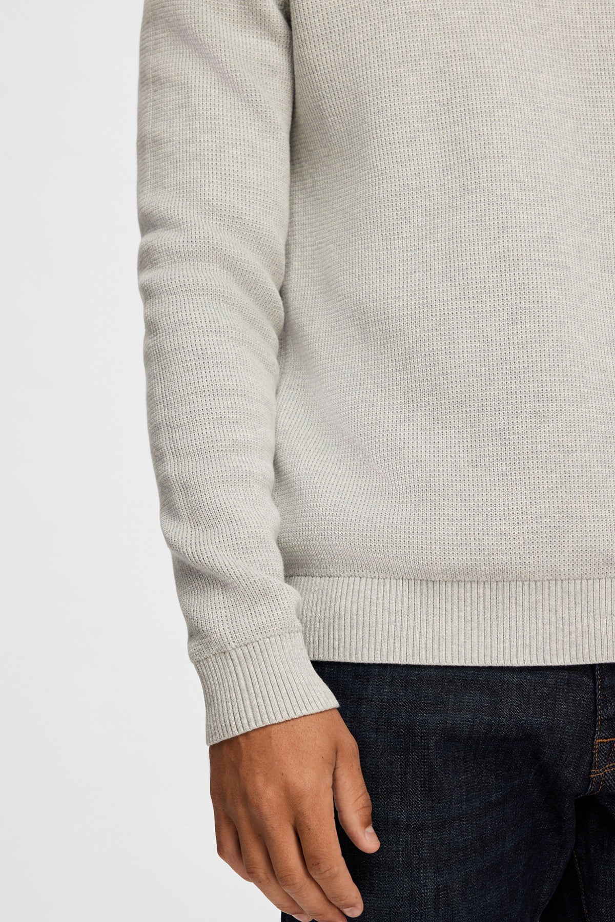 SELECTED HOMME SLHDANE LS KNIT STRUCTURE CREW NECK NOOS - Image 10