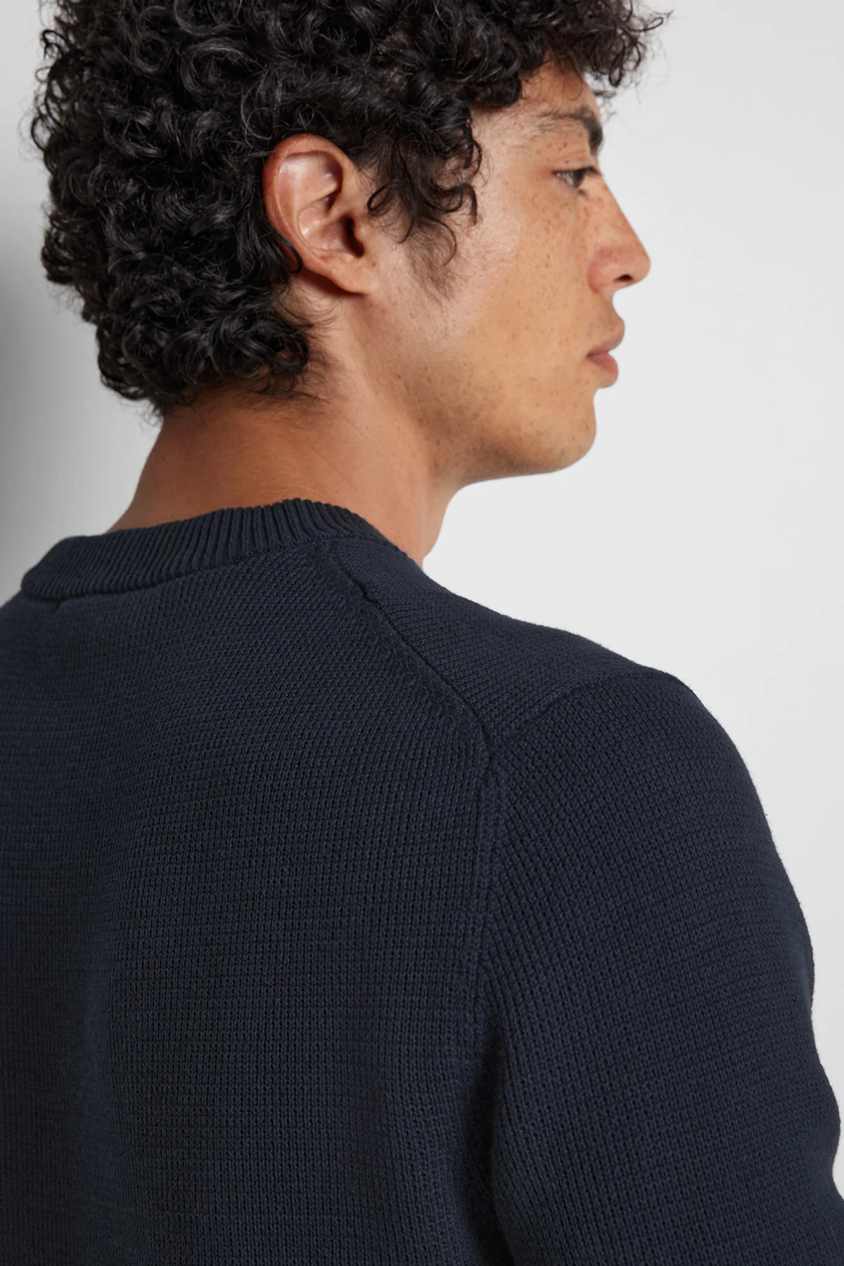 SELECTED HOMME SLHDANE LS KNIT STRUCTURE CREW NECK NOOS - Image 5