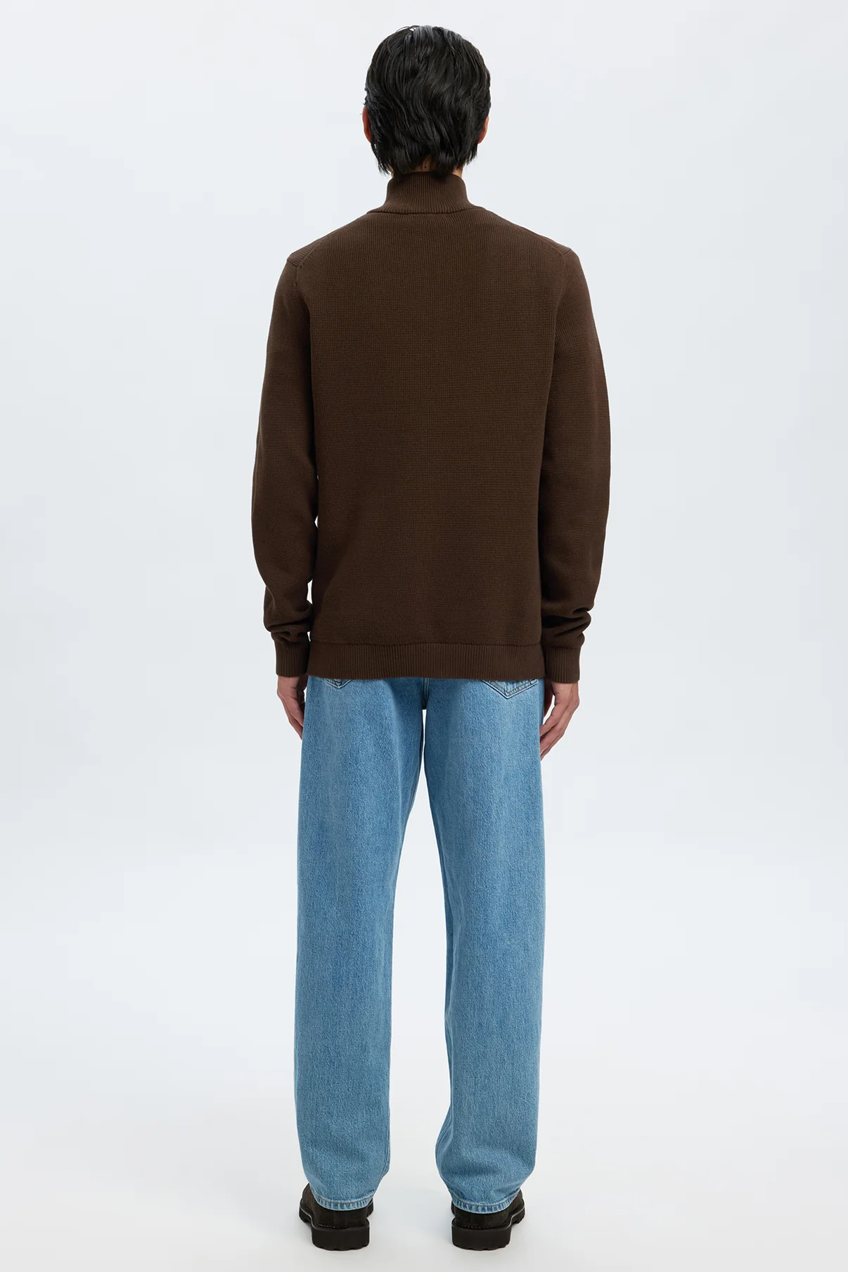 SELECTED HOMME SLHDANE LS KNIT STRUCTURE HALF ZIP NOOS - Image 24