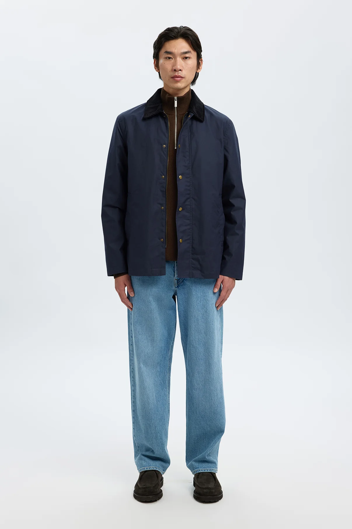 SELECTED HOMME SLHDANE LS KNIT STRUCTURE HALF ZIP NOOS - Image 26