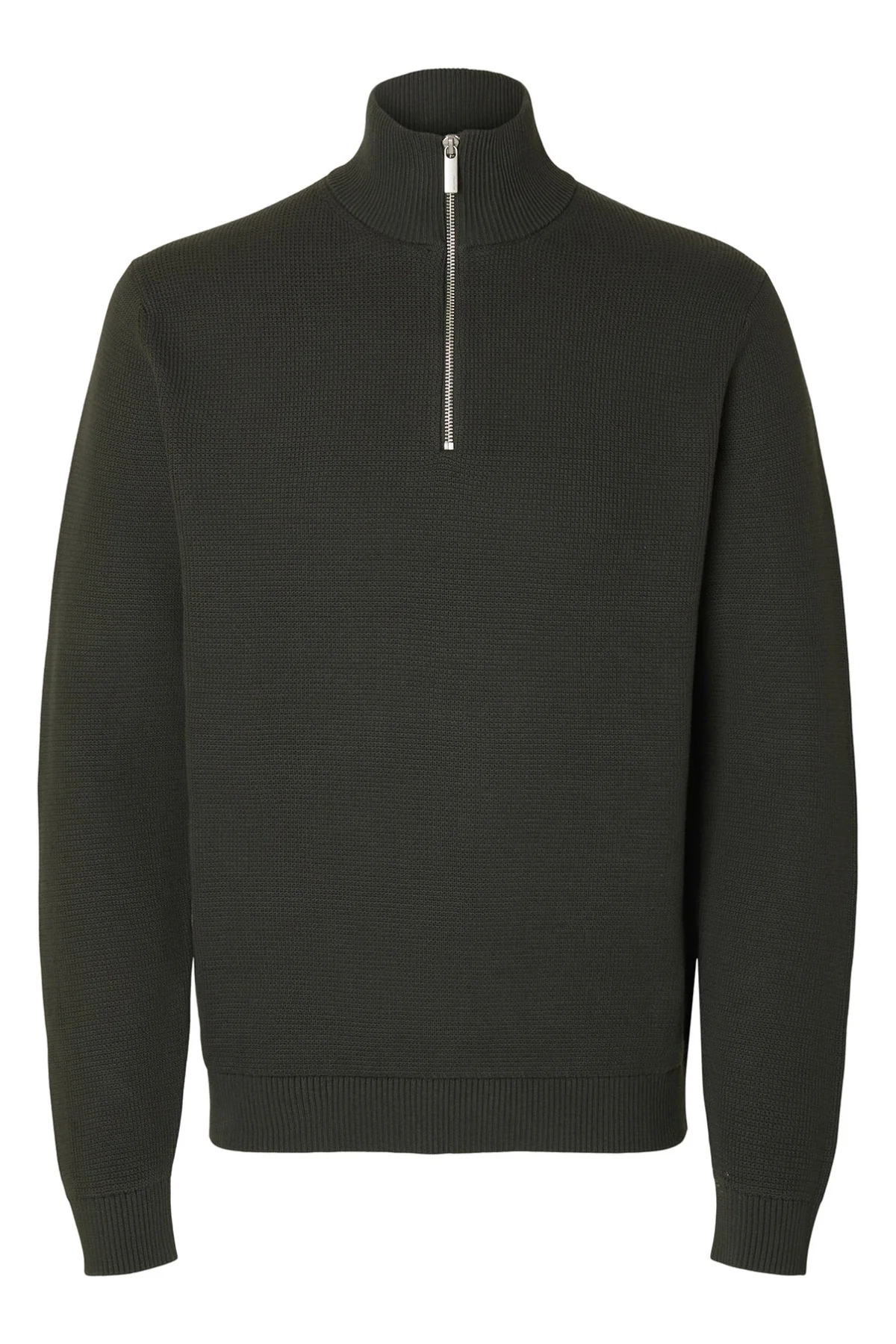 SELECTED HOMME SLHDANE LS KNIT STRUCTURE HALF ZIP NOOS - Image 27