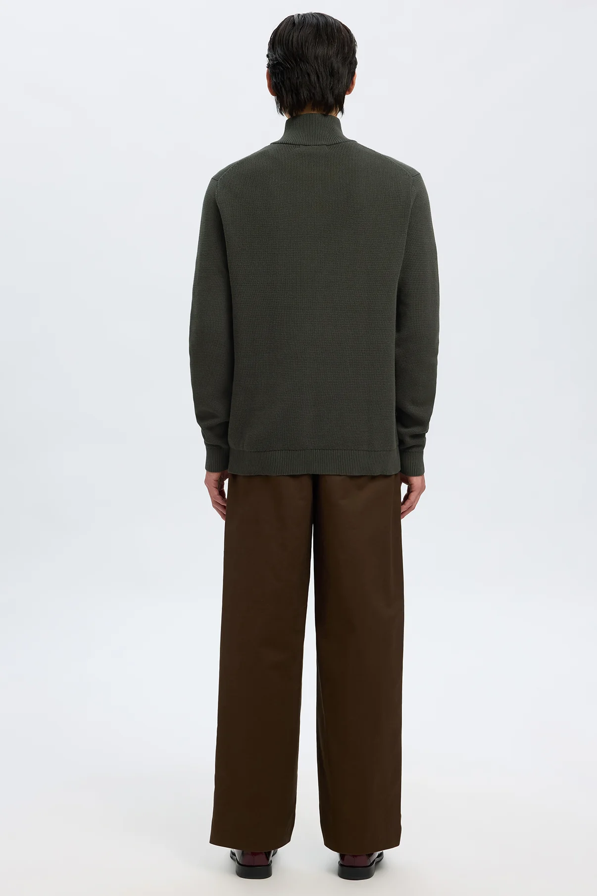 SELECTED HOMME SLHDANE LS KNIT STRUCTURE HALF ZIP NOOS - Image 32