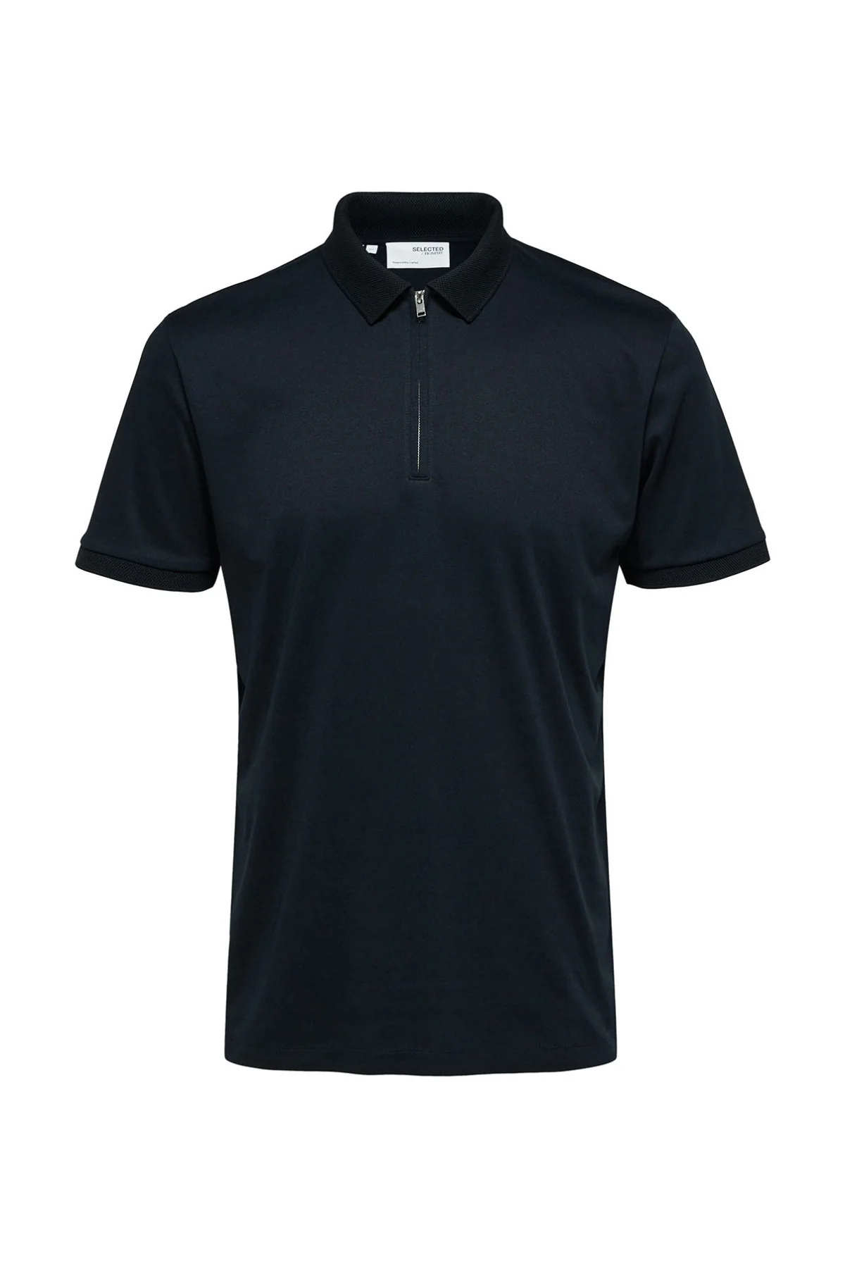 SELECTED HOMME SLHFAVE ZIP SS POLO NOOS - Image 12