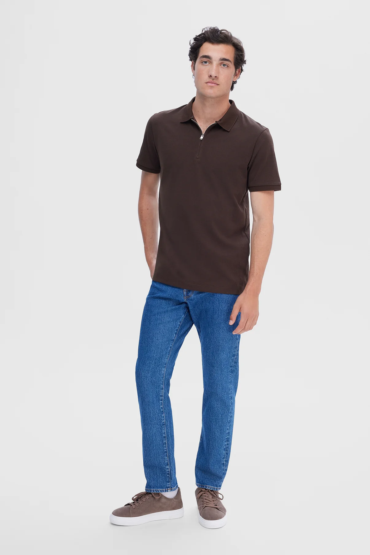 SELECTED HOMME SLHFAVE ZIP SS POLO NOOS - Image 25