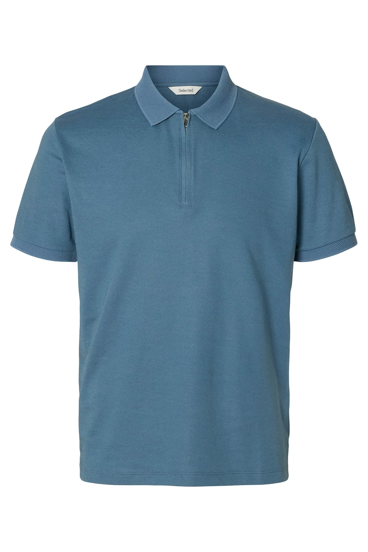 SELECTED HOMME SLHFAVE ZIP SS POLO NOOS - Image 48