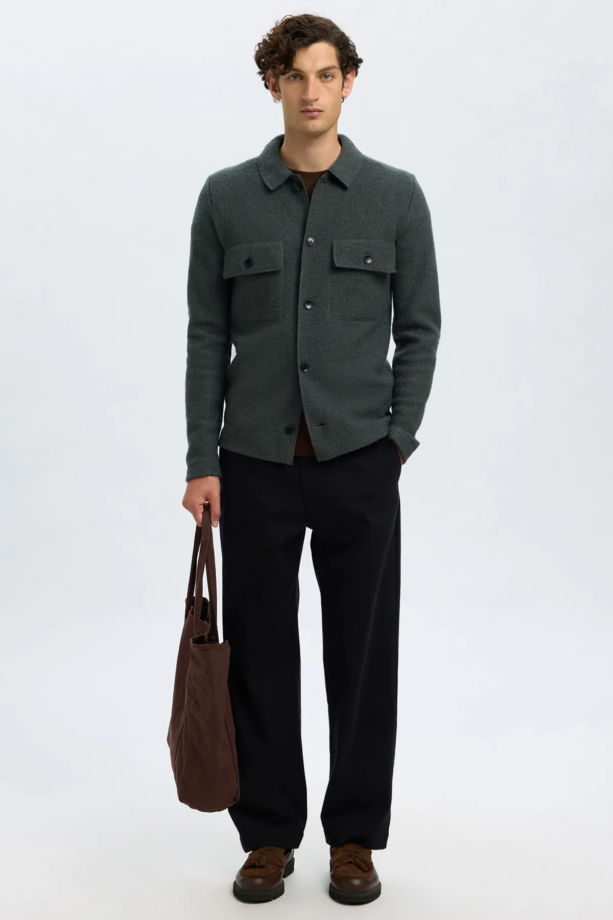 SELECTED HOMME SLHNEALY LS KNIT WORKWEAR CARDIGAN NOOS - Image 11