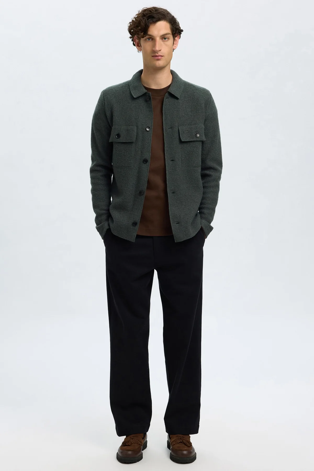 SELECTED HOMME SLHNEALY LS KNIT WORKWEAR CARDIGAN NOOS - Image 8