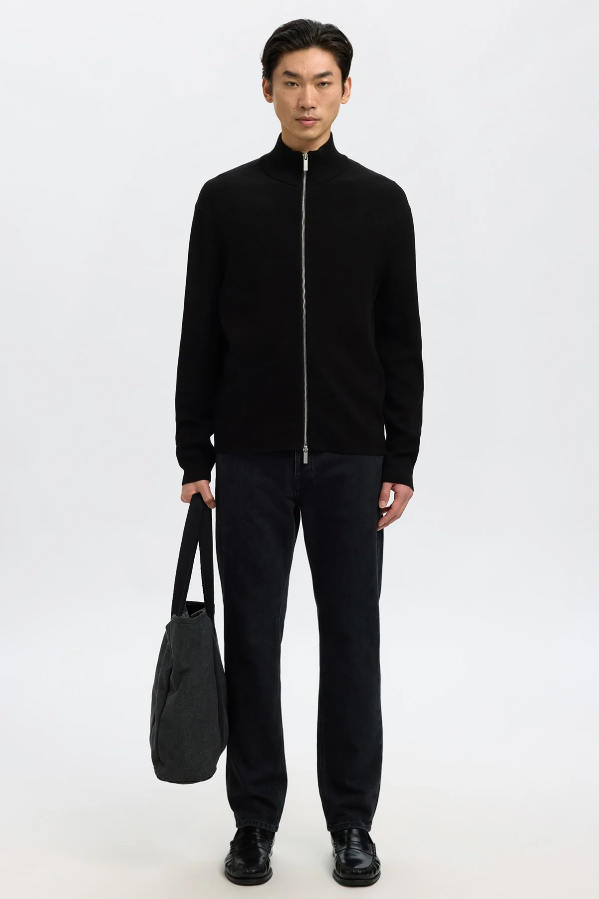 SELECTED HOMME SLHTELLER FN RELAXED ZIP CARDIGAN NOOS - Image 6