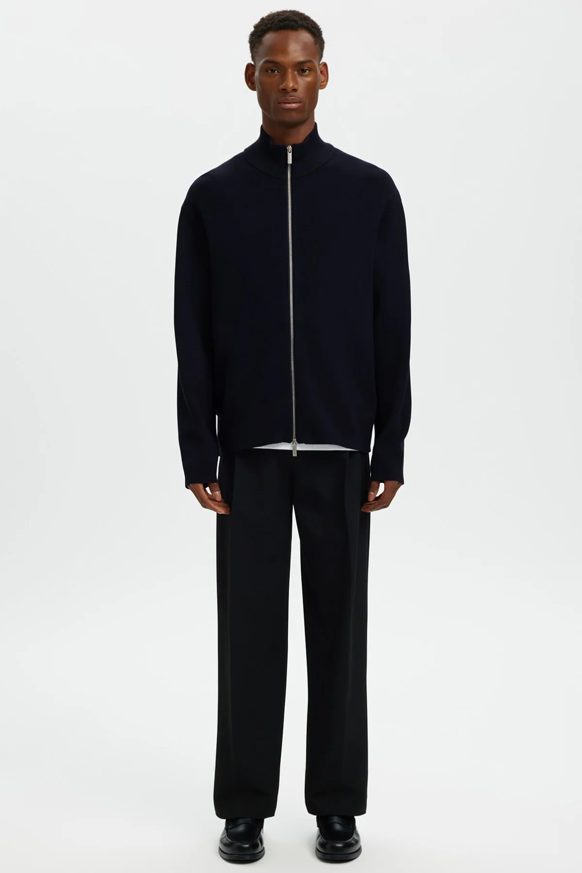 SELECTED HOMME SLHTELLER FN RELAXED ZIP CARDIGAN NOOS - Image 9