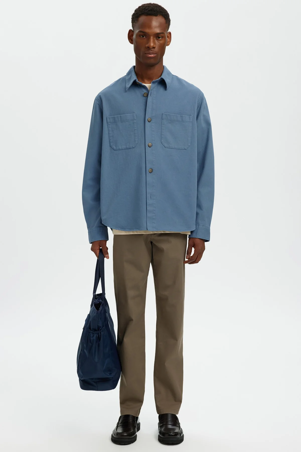 SELECTED HOMME SLHTRAVIS TWILL OVERSHIRT LS NOOS - Image 12