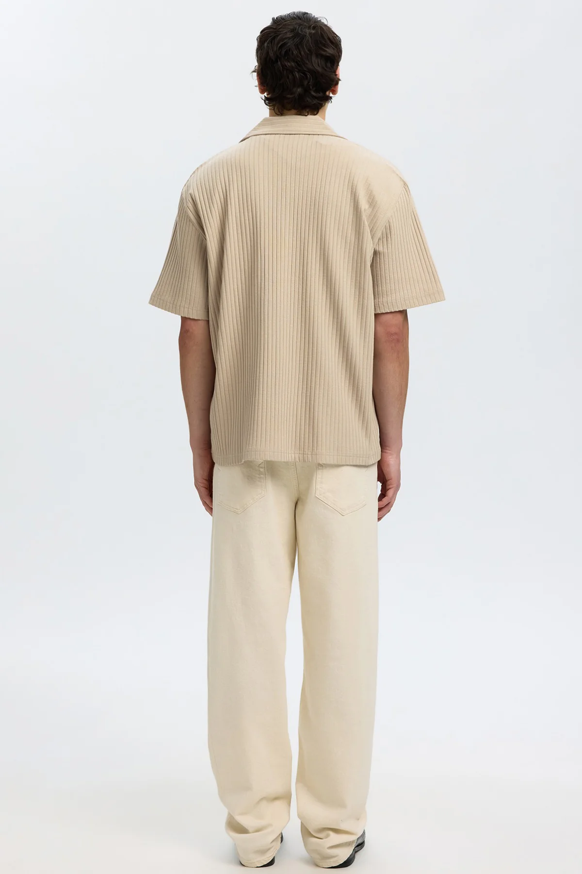 SLMRELAXSIMON - Kortærmet overshirt i ribkvalitet - Image 4