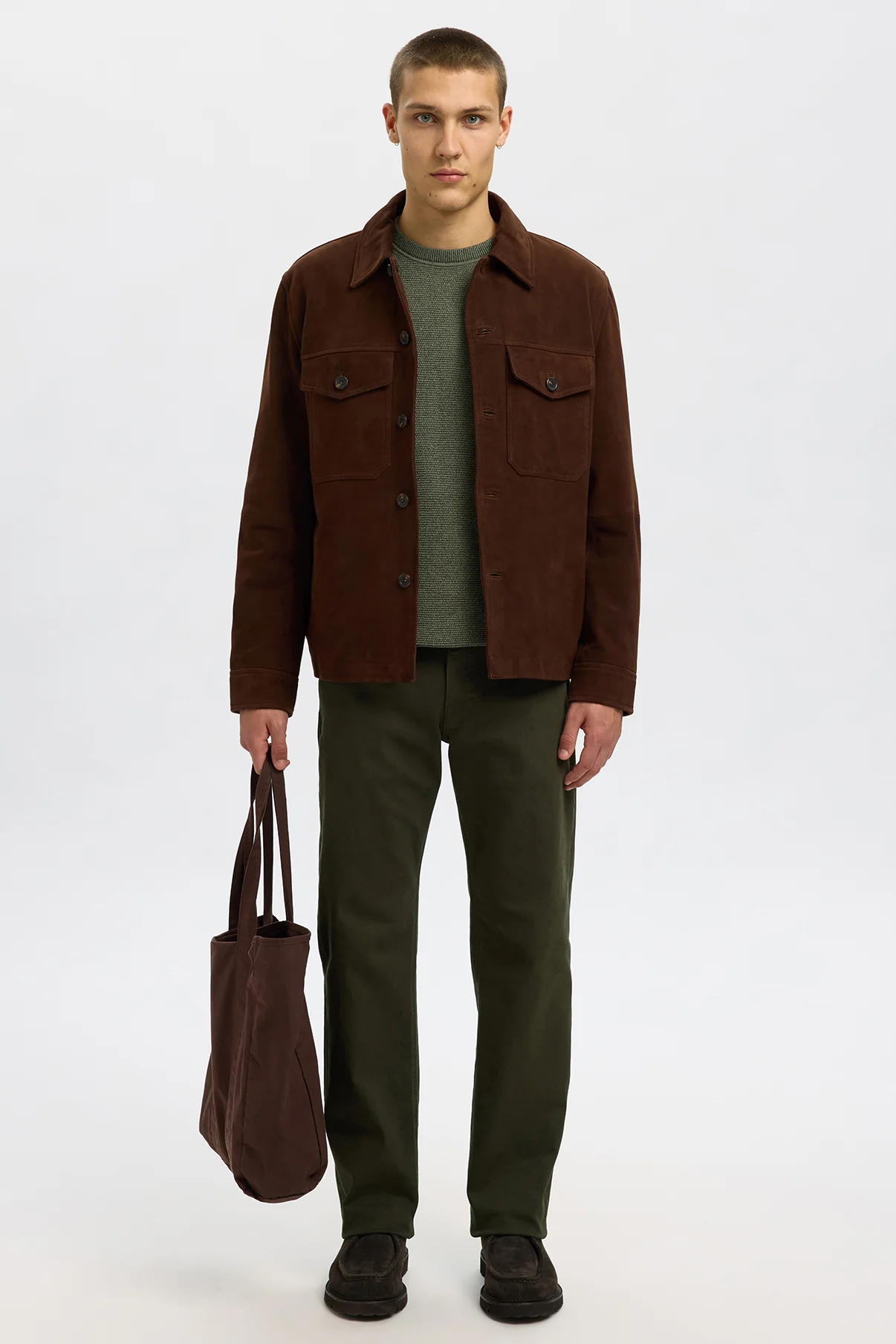 SELECTED HOMME SLHROSS LS KNIT STRUCTURE CREW NECK NOOS - Image 23