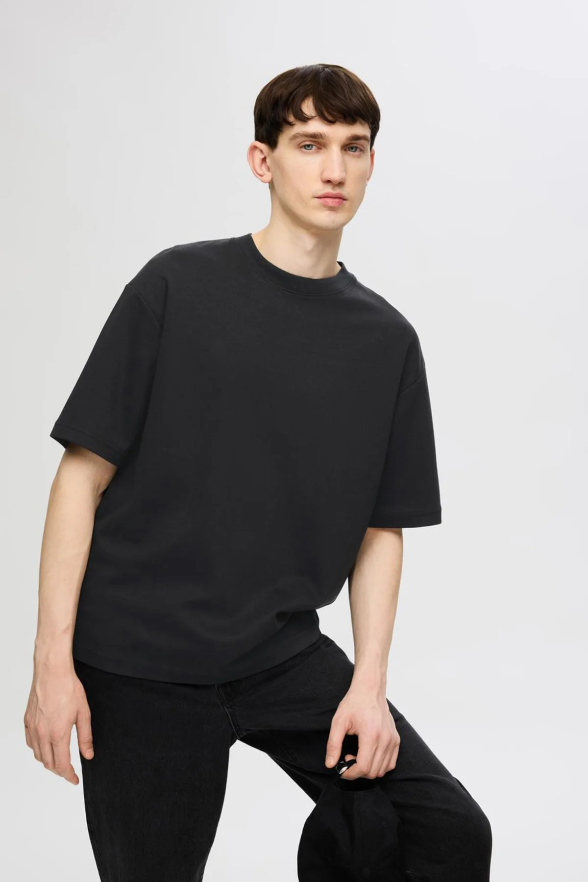 SELECTED HOMME SLHLOOSEOSCAR SS O-NECK TEE NOOS - Image 11
