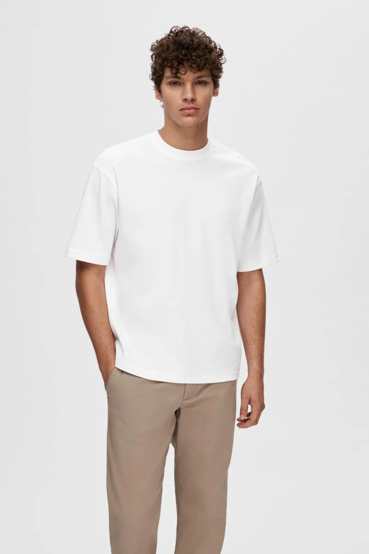 SELECTED HOMME SLHLOOSEOSCAR SS O-NECK TEE NOOS - Image 14