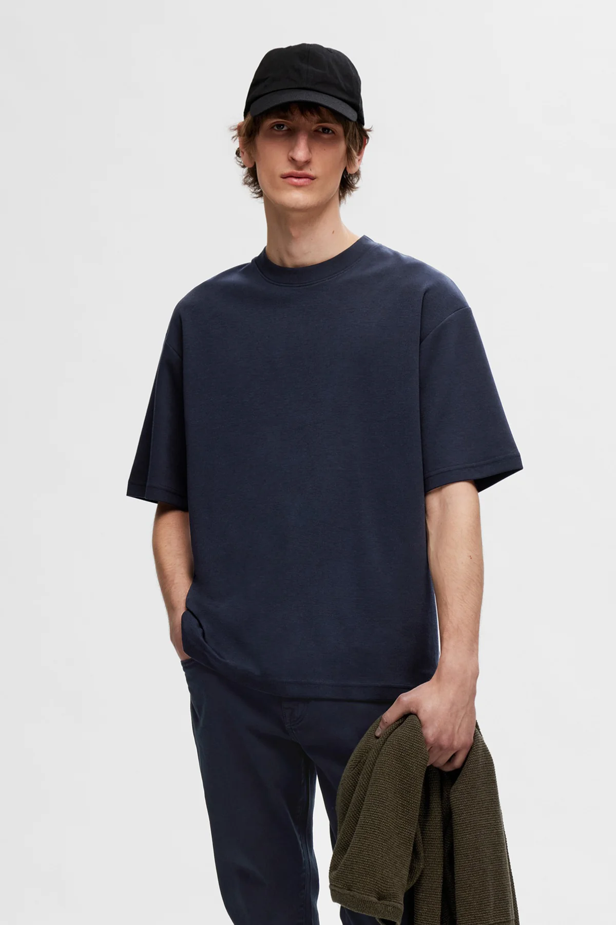 SELECTED HOMME SLHLOOSEOSCAR SS O-NECK TEE NOOS - Image 20
