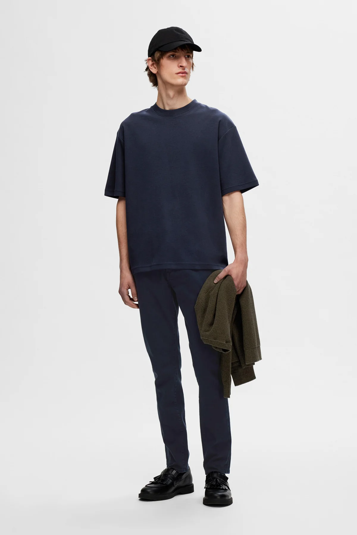 SELECTED HOMME SLHLOOSEOSCAR SS O-NECK TEE NOOS - Image 21