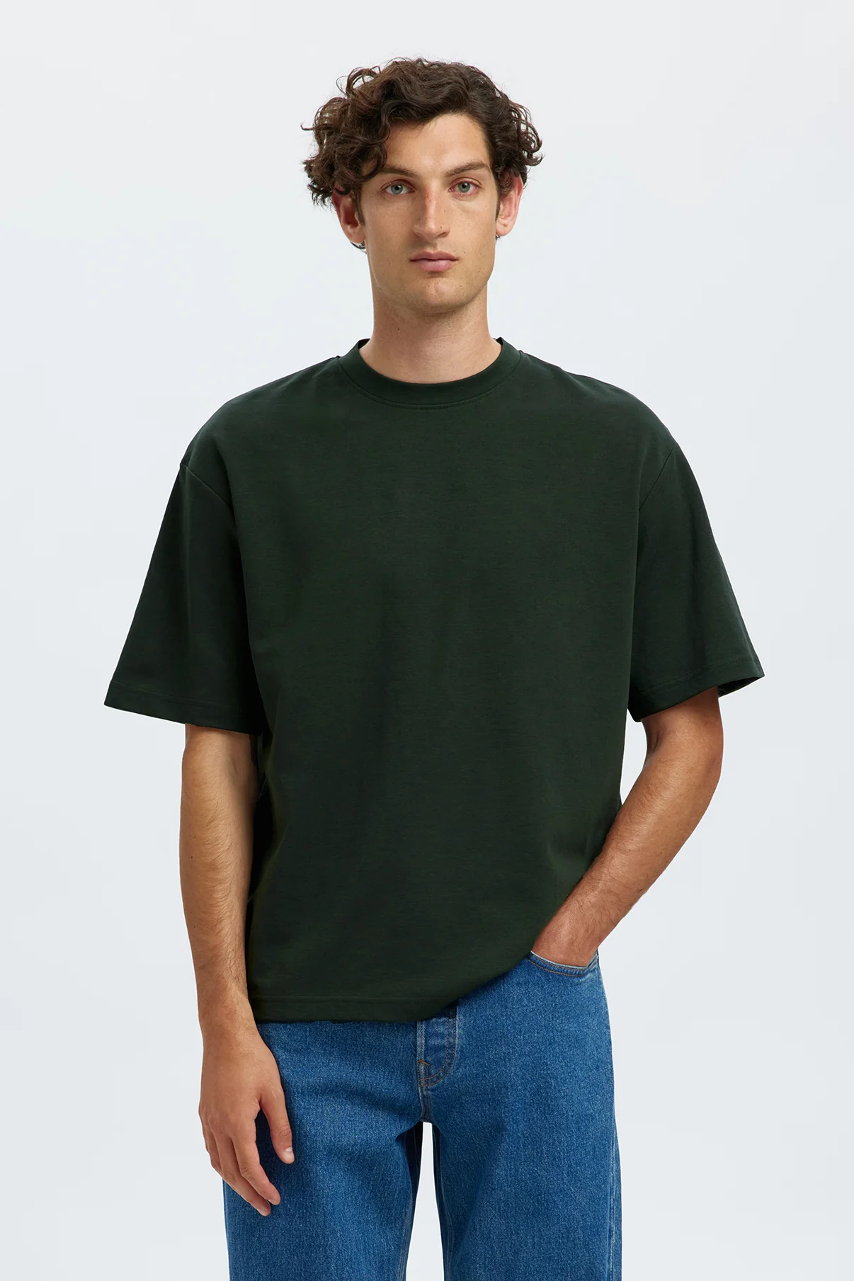 SELECTED HOMME SLHLOOSEOSCAR SS O-NECK TEE NOOS - Image 27