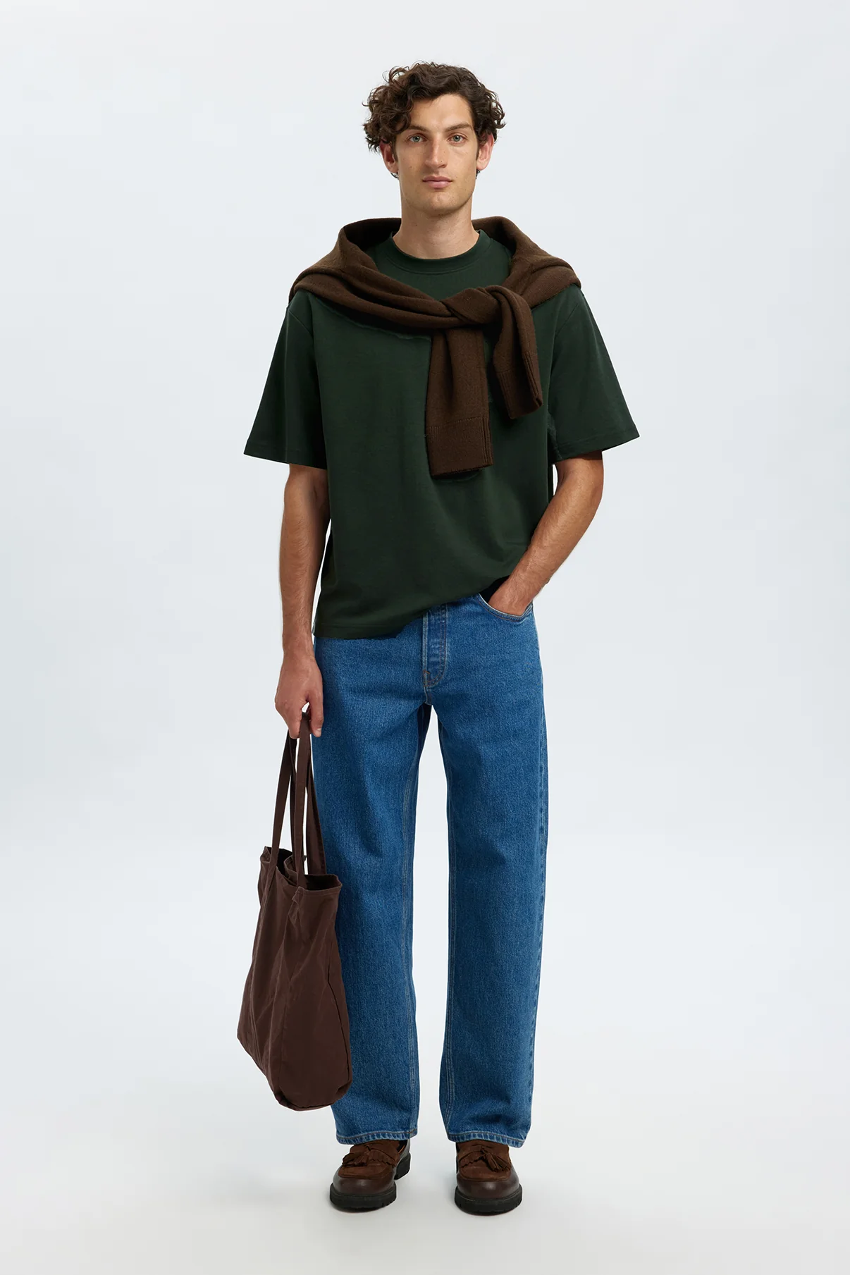 SELECTED HOMME SLHLOOSEOSCAR SS O-NECK TEE NOOS - Image 28