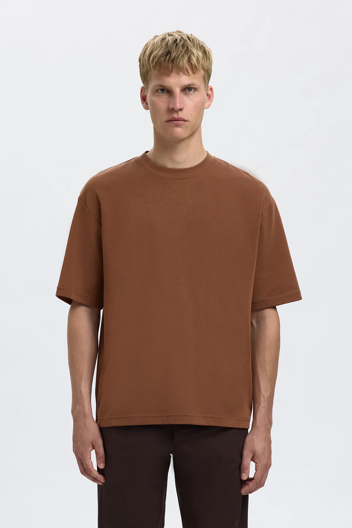 SELECTED HOMME SLHLOOSEOSCAR SS O-NECK TEE NOOS - Image 35