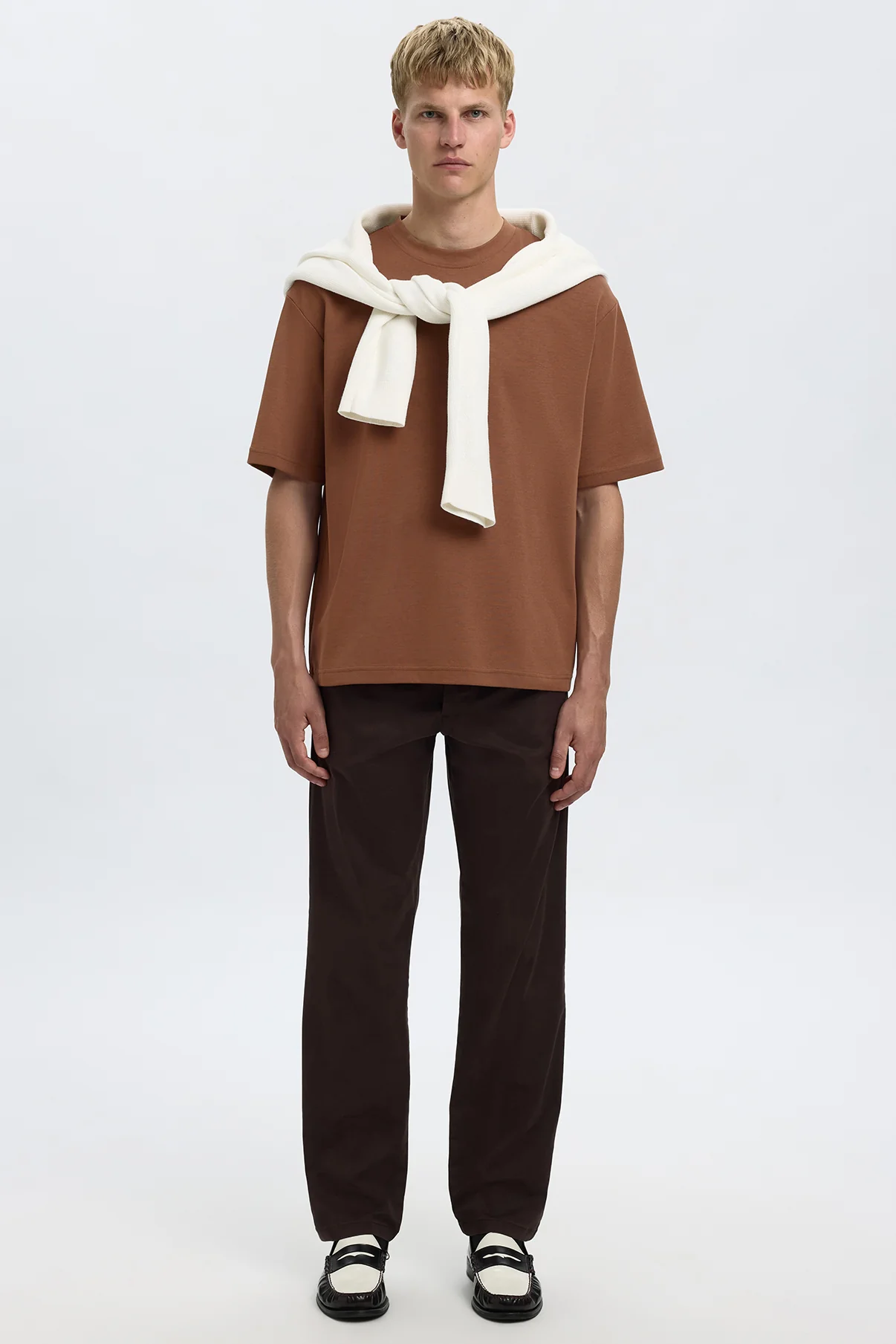 SELECTED HOMME SLHLOOSEOSCAR SS O-NECK TEE NOOS - Image 36