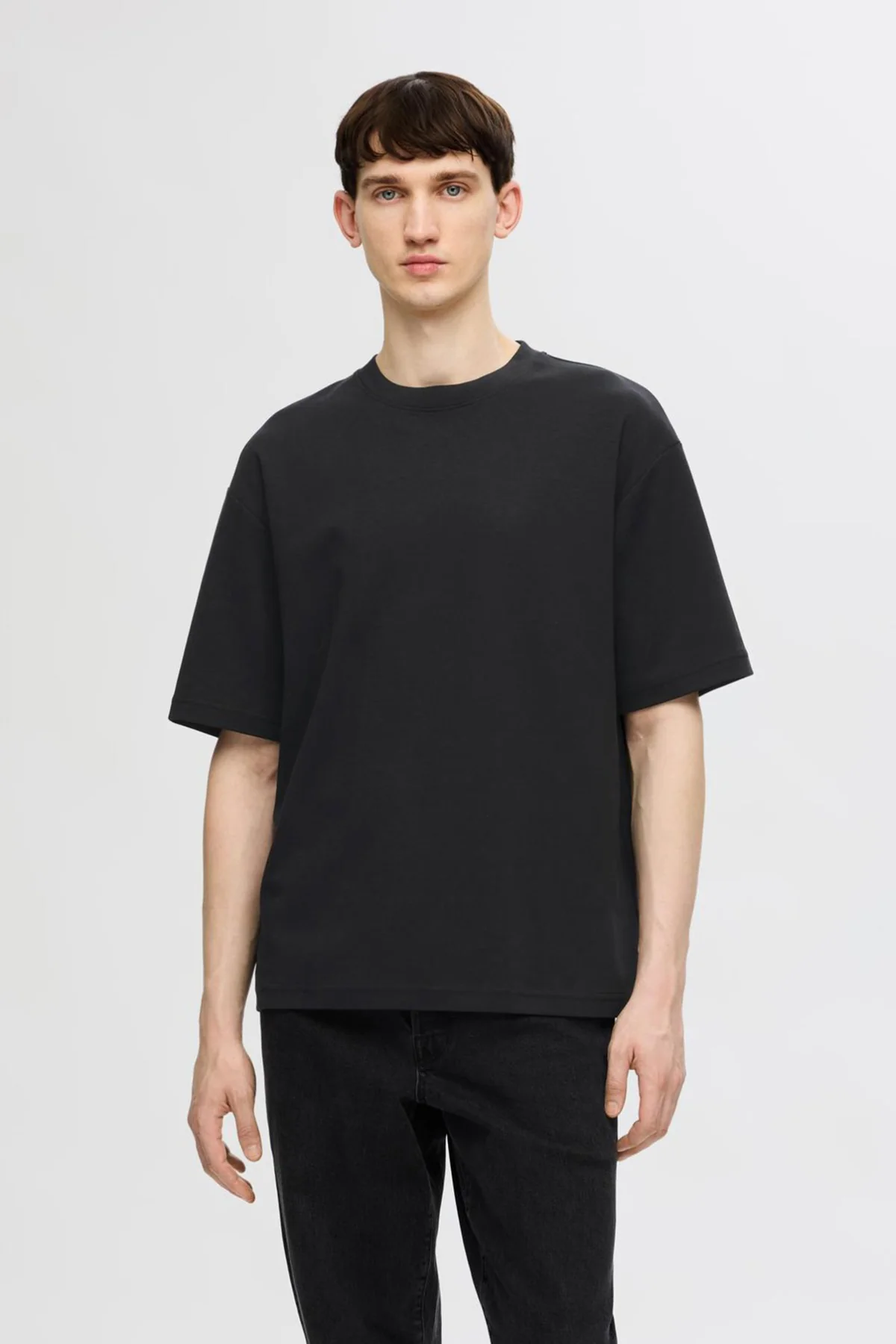 SELECTED HOMME SLHLOOSEOSCAR SS O-NECK TEE NOOS - Image 8