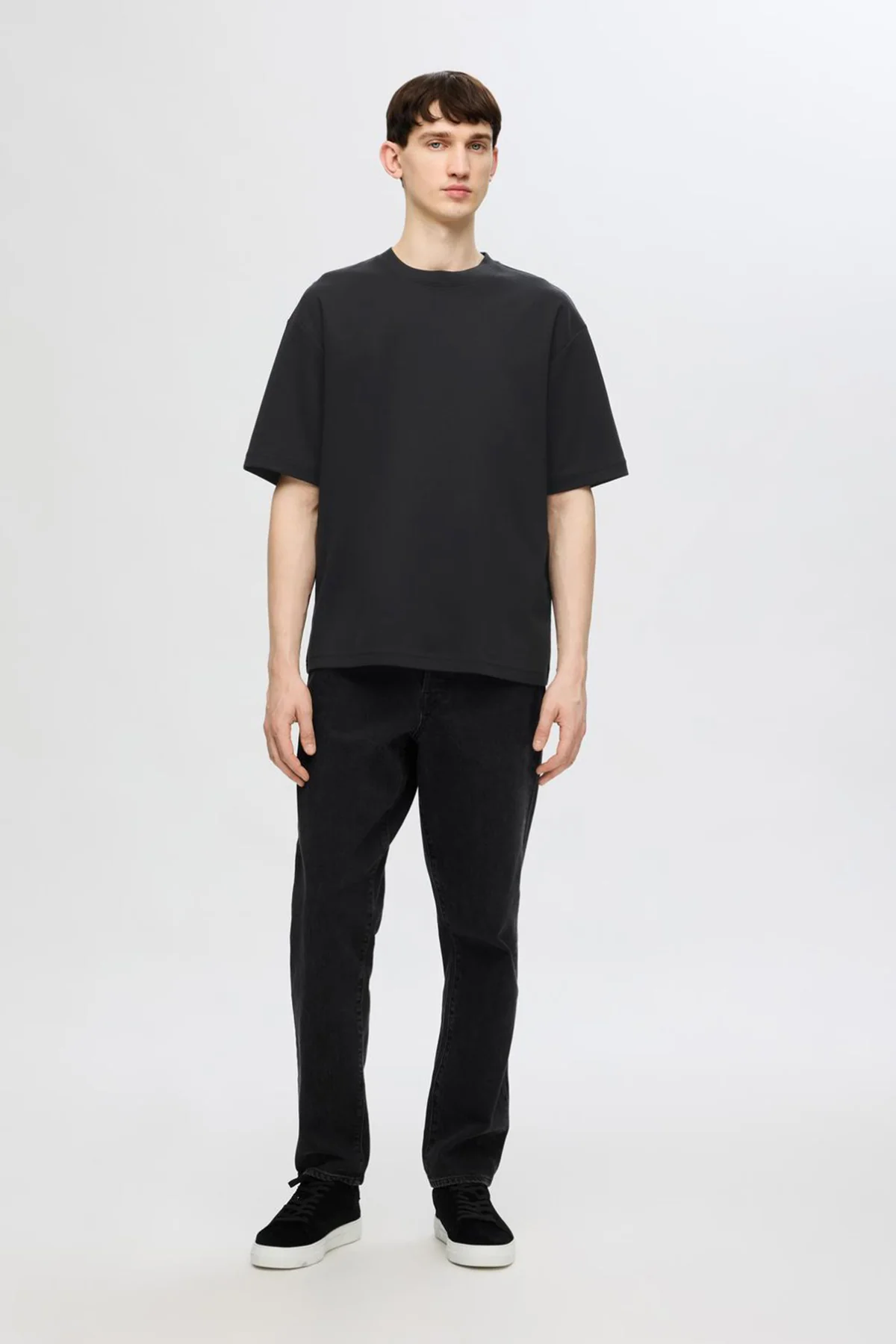 SELECTED HOMME SLHLOOSEOSCAR SS O-NECK TEE NOOS - Image 9