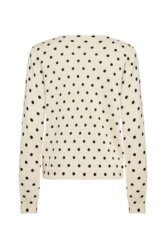 Selma - Let cardigan med knapper i økologisk bomuld - Image 3