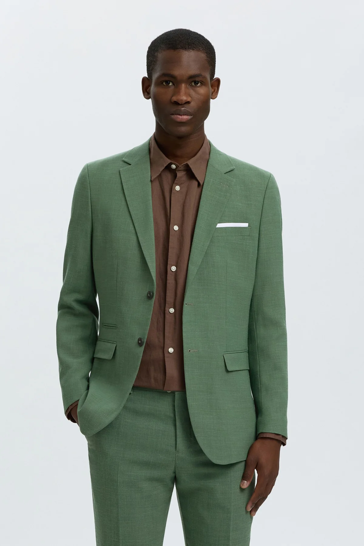 SLMSLIM-OASIS - Blazer i hørkvalitet - Image 16