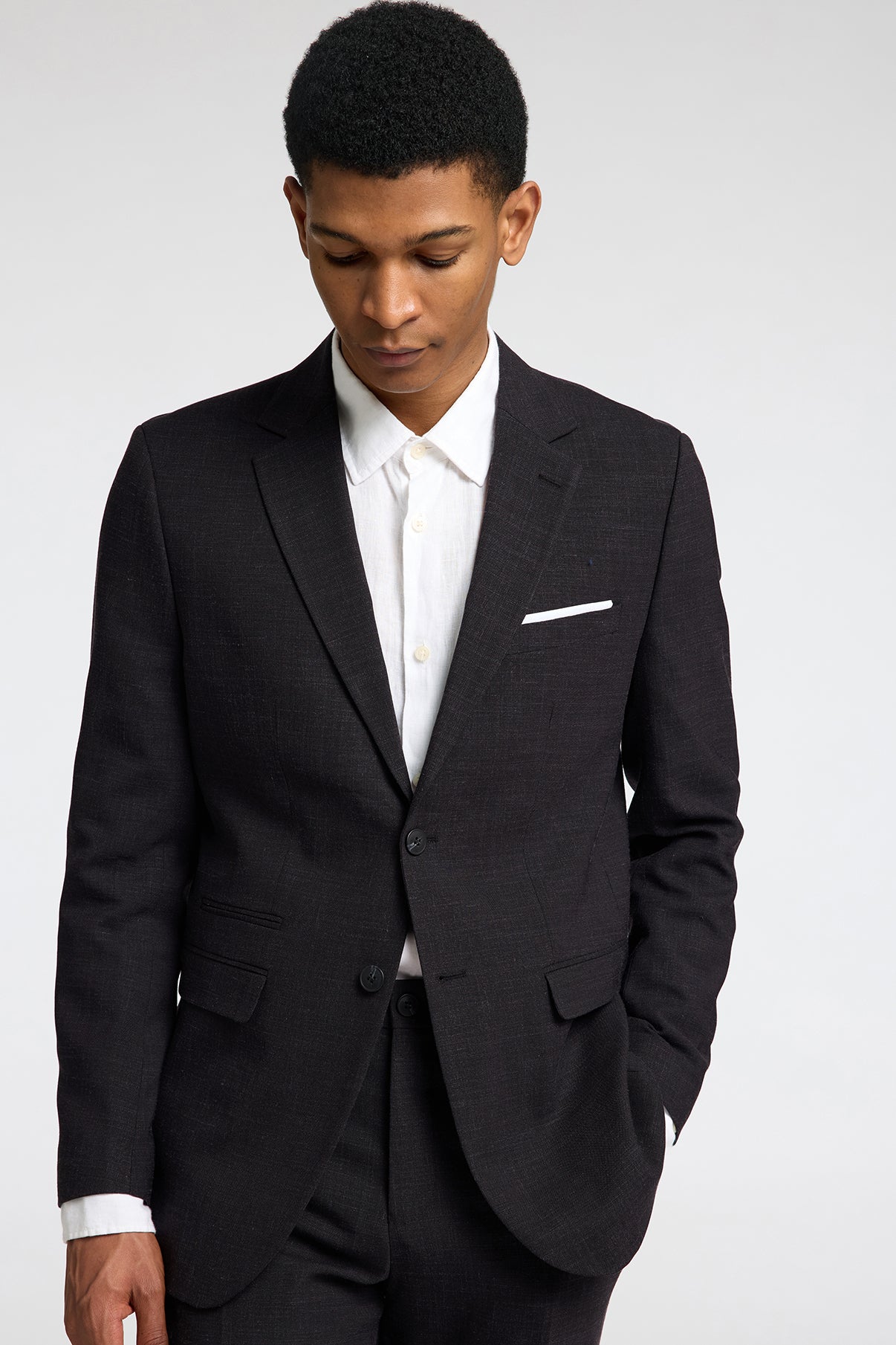 SLMSLIM-OASIS - Blazer i hørkvalitet - Image 26
