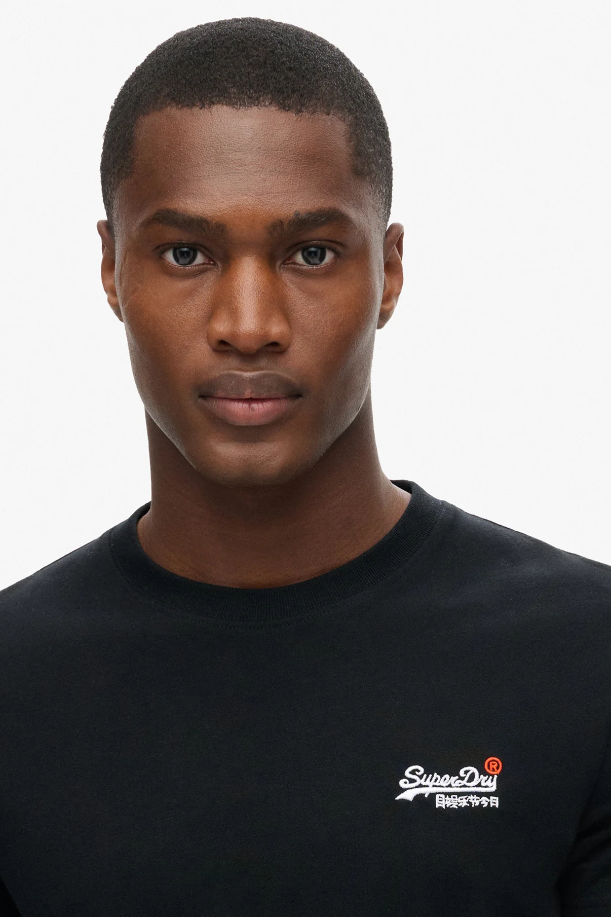 Kortærmet T-shirt med broderet logo - Image 3